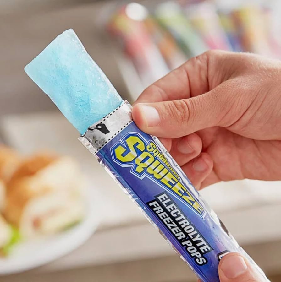 アイス Amazon.com: Zero Sugar Sqweeze Electrolyte Freezer Pops - 5